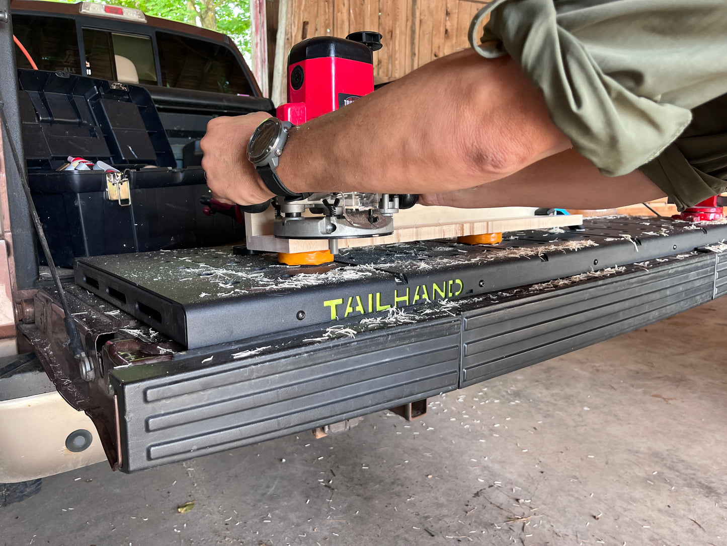 TailHand "DIY TruHold" Mobile Workholding System