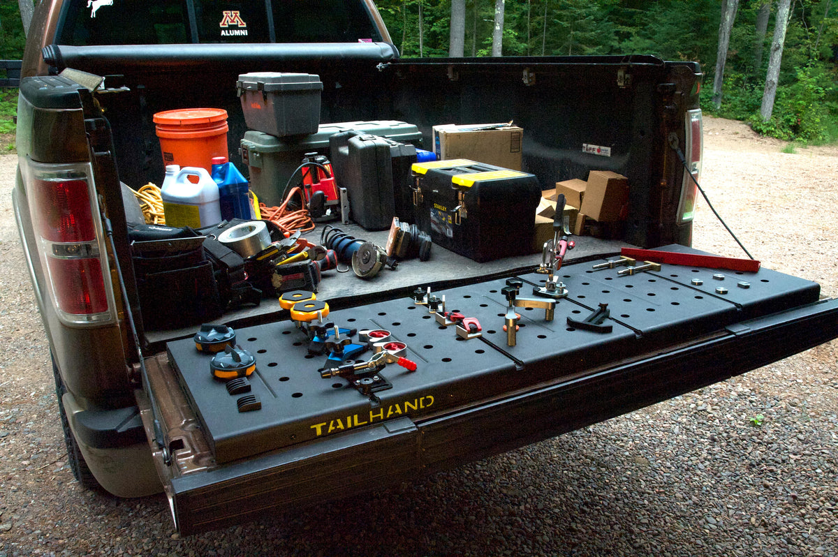 TailHand®: Tailgate Workstation | Mobile, Pro-Grade Fixture Workbench