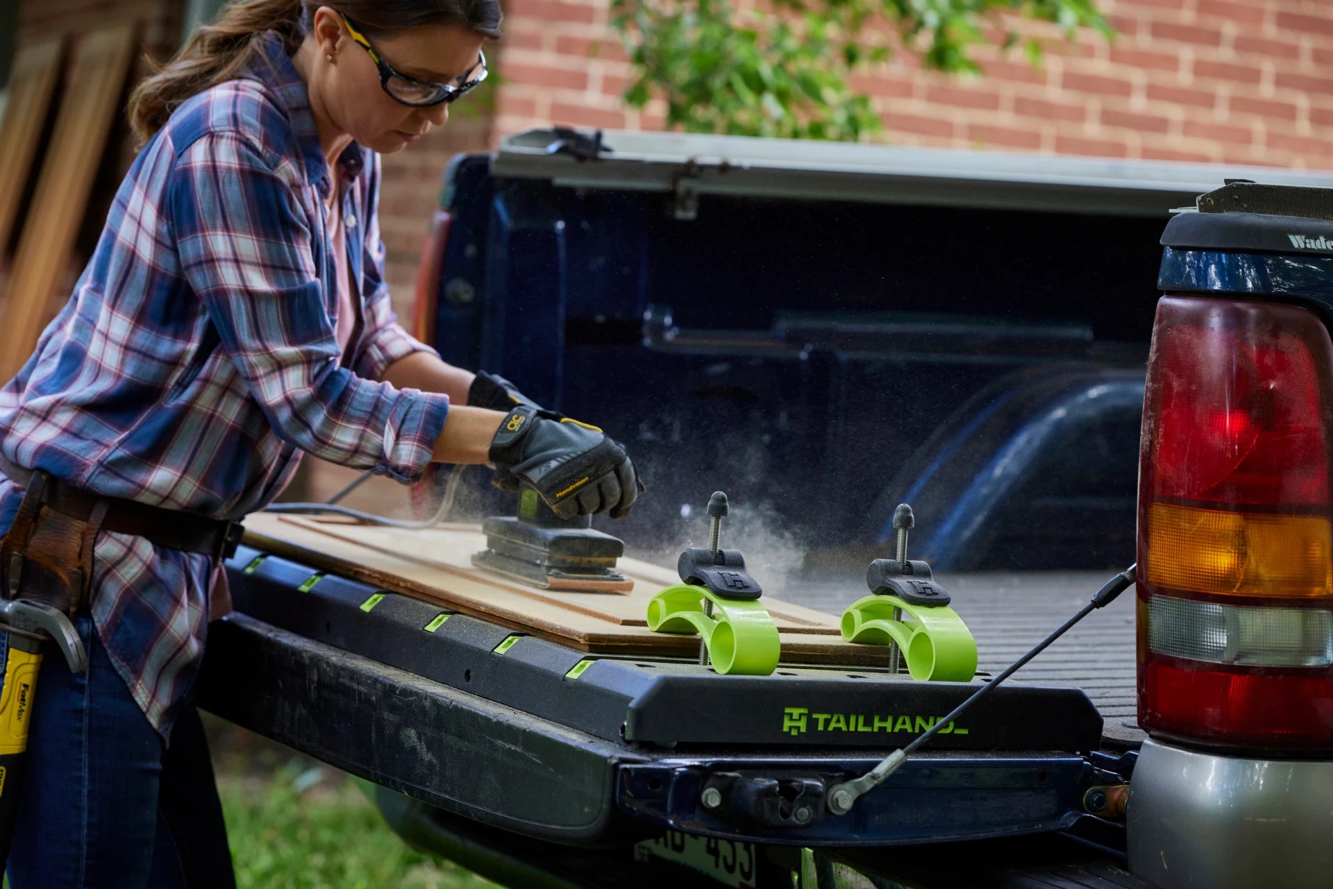 TailHand pickup truck tailgate mobile workstation for jack-of-all-trades